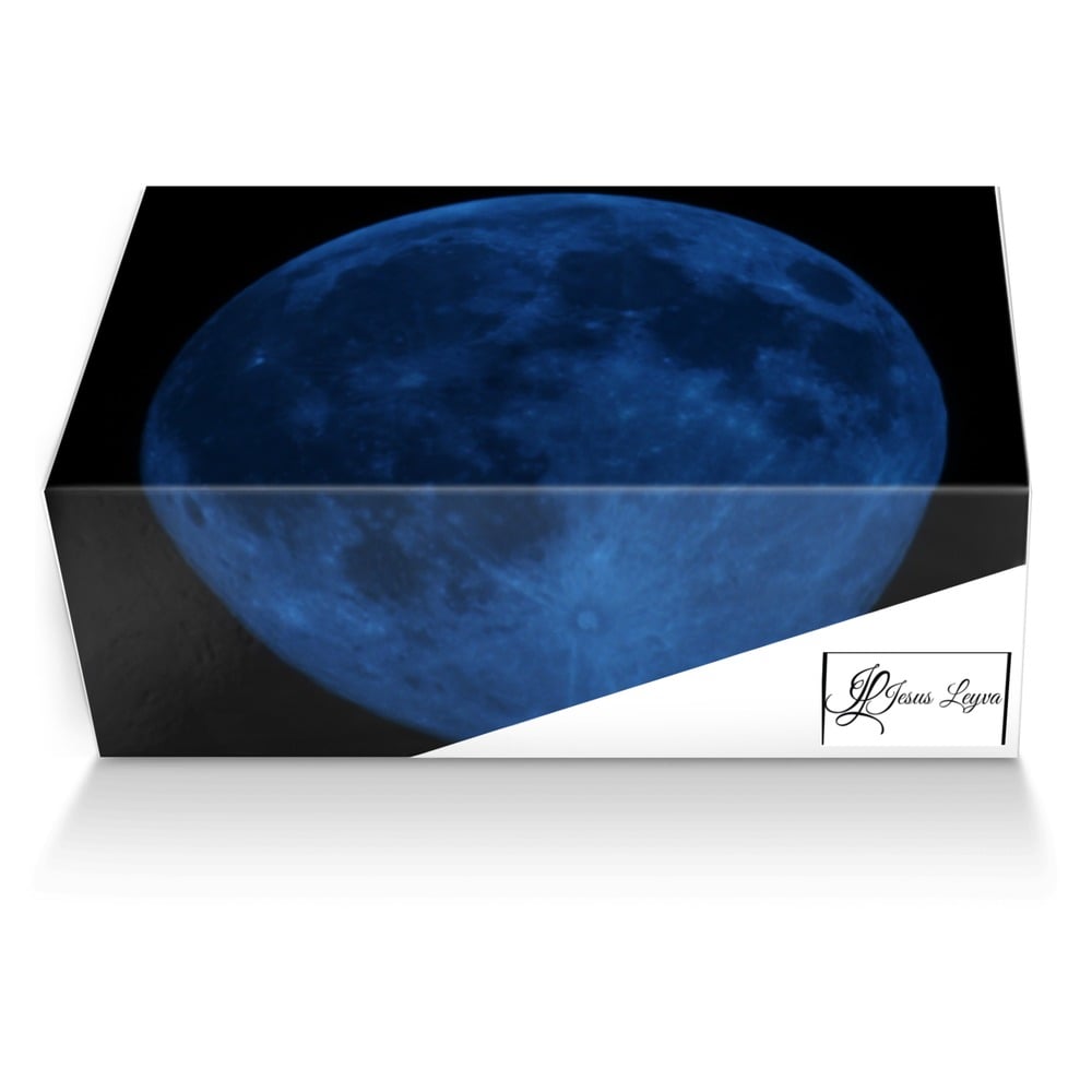 blue moon custom made shoe box blue moon artisan made in Italy shoes by Jesus Leyva
