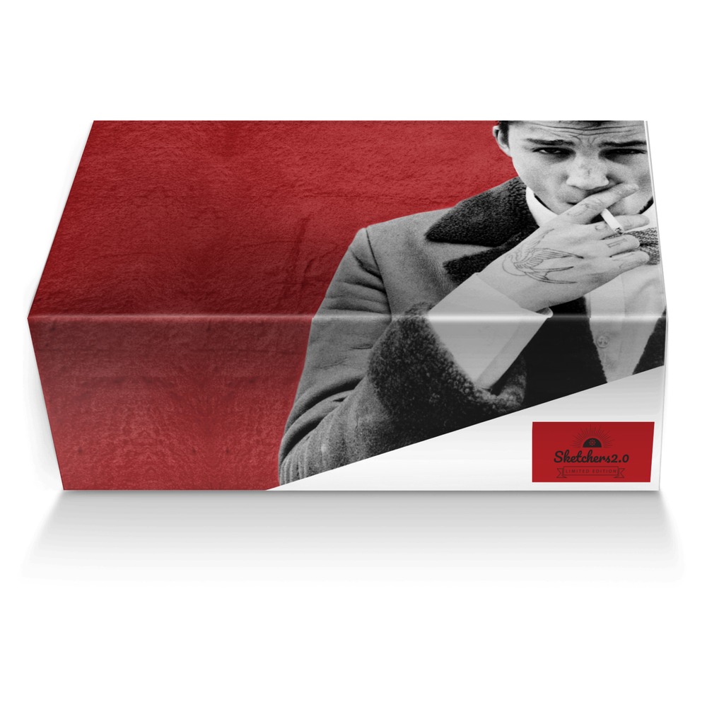 Blues Clues custom made shoe box Blues Clues artisan made in Italy shoes by Gabriel Wilson