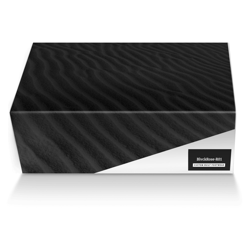 BlvckRose-R01 custom made shoe box BlvckRose-R01 artisan made in Italy shoes by Robert Bailey