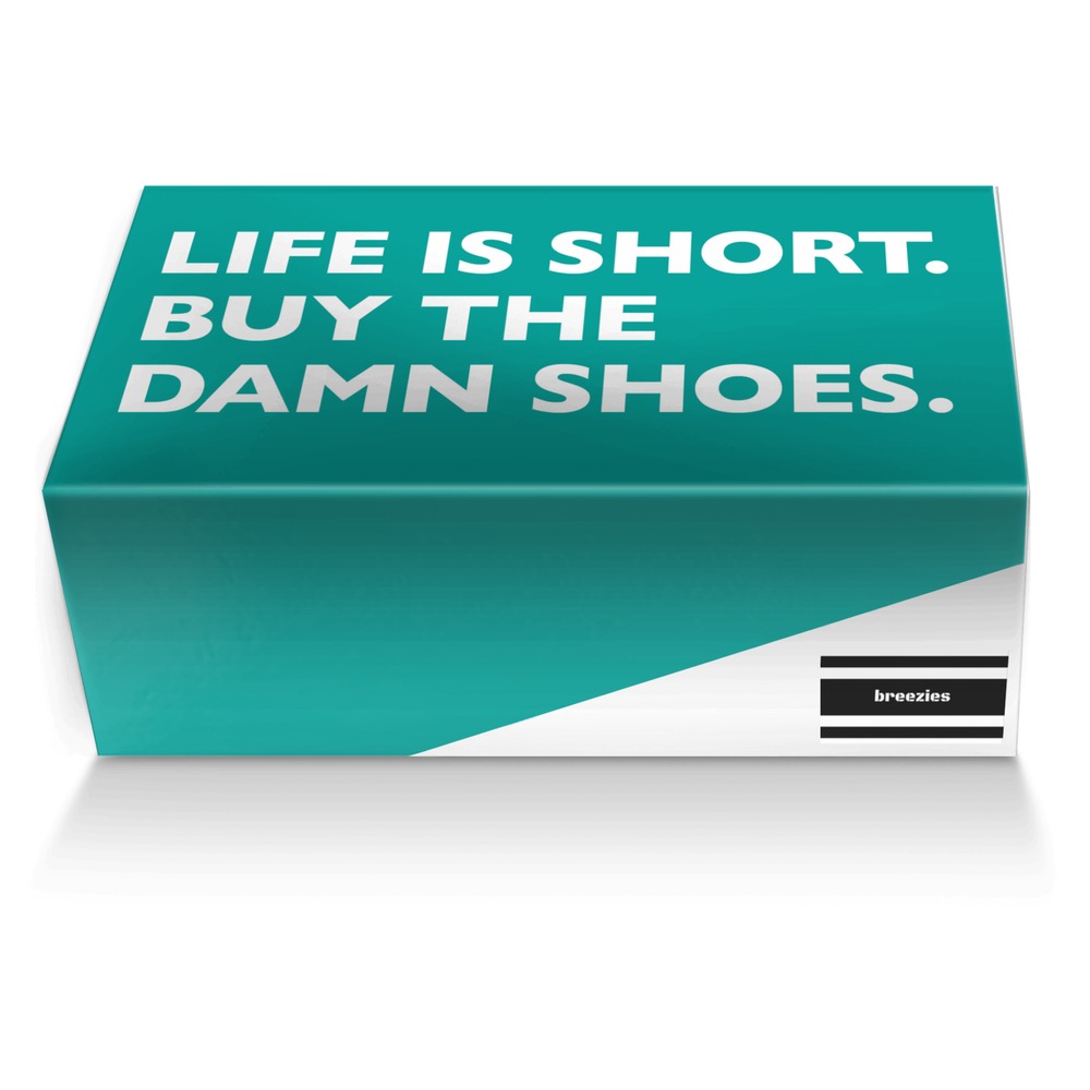 breezies custom made shoe box breezies artisan made in Italy shoes by Brianna Owens
