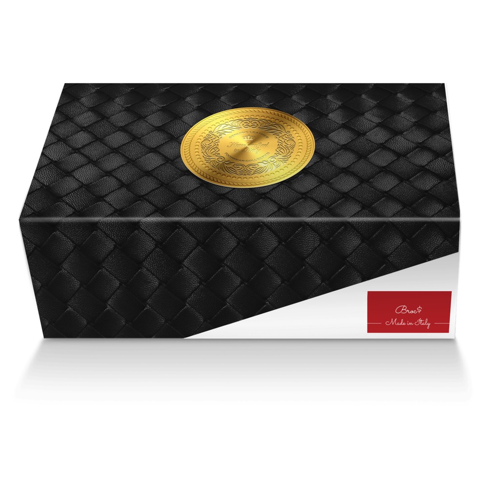 Broc$ custom made shoe box Broc$ artisan made in Italy shoes by Bianco Ledoux
