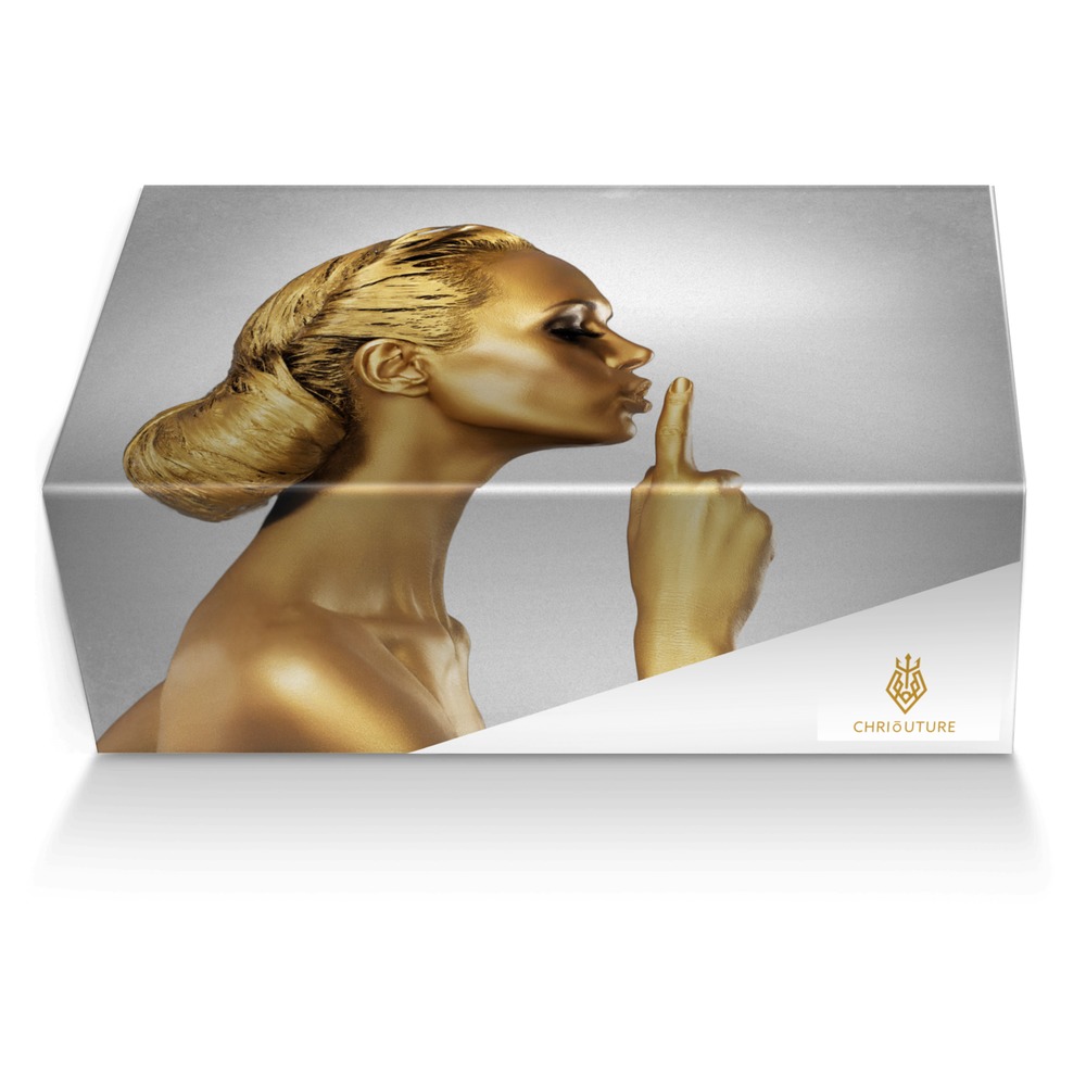 CHRIŌUTURE custom made shoe box CHRIŌUTURE artisan made in Italy shoes by Hakeem Collins
