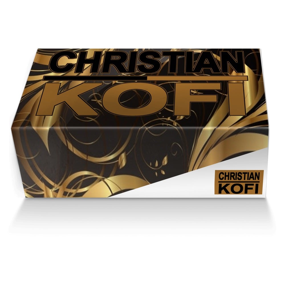 Christian Kofi GLD custom made shoe box Christian Kofi GLD artisan made in Italy shoes by Christian Kofi Edwards