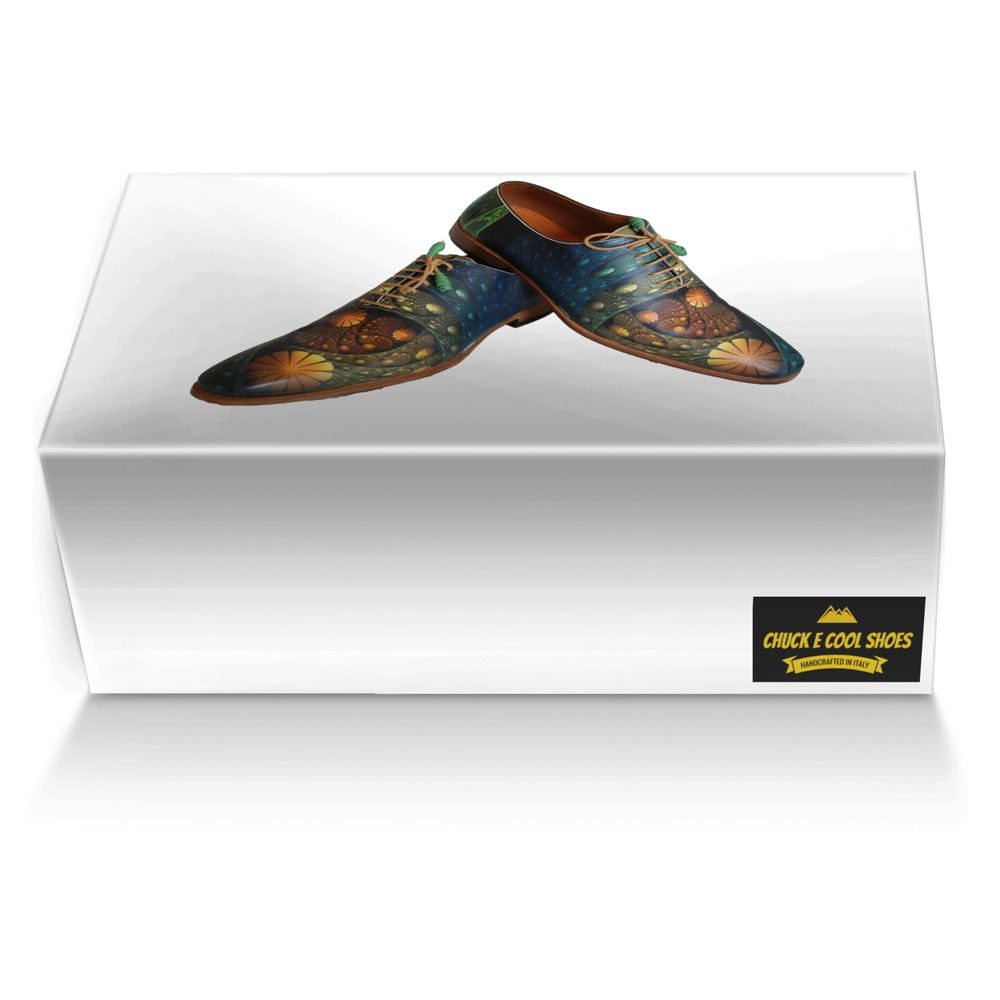 chuck E cool shoes custom made shoe box chuck E cool shoes artisan made in Italy shoes by C Cunningham