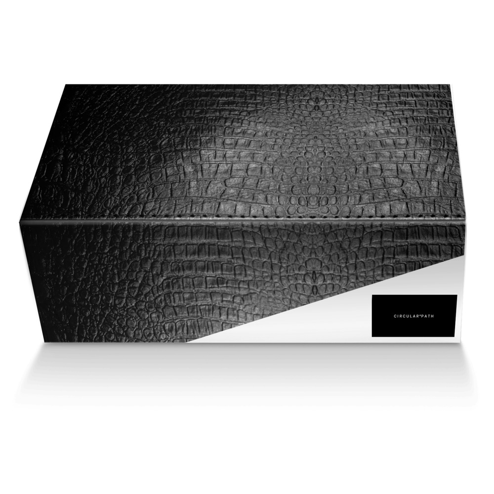 CIRCULAR PATH custom made shoe box CIRCULAR PATH artisan made in Italy shoes by Amanda Murray