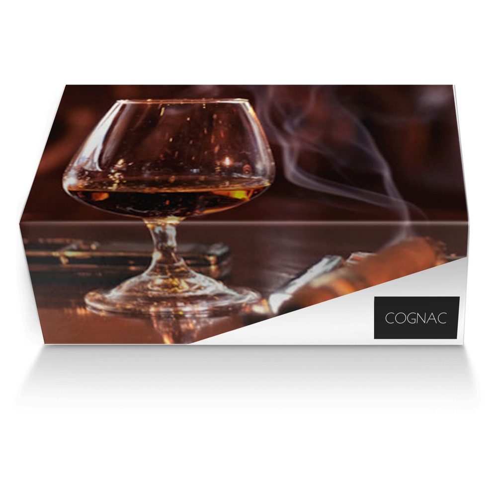 COGNAC VSOP custom made shoe box COGNAC VSOP artisan made in Italy shoes by Wine Ceo