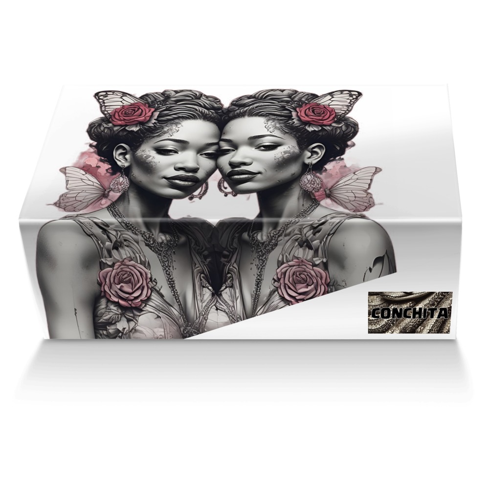 Conchita  custom made shoe box Conchita  artisan made in Italy shoes by Desiree Sims