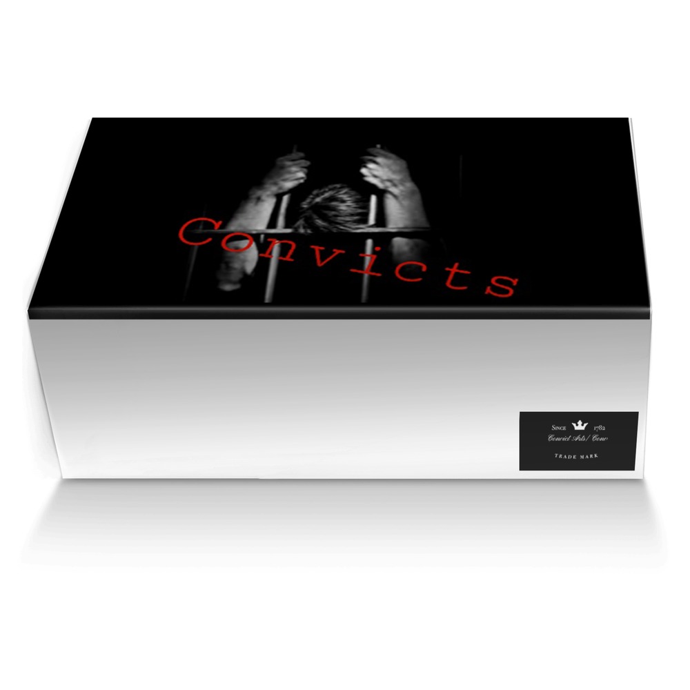 Convict Arts/ Conv custom made shoe box Convict Arts/ Conv artisan made in Italy shoes by Julian Broski