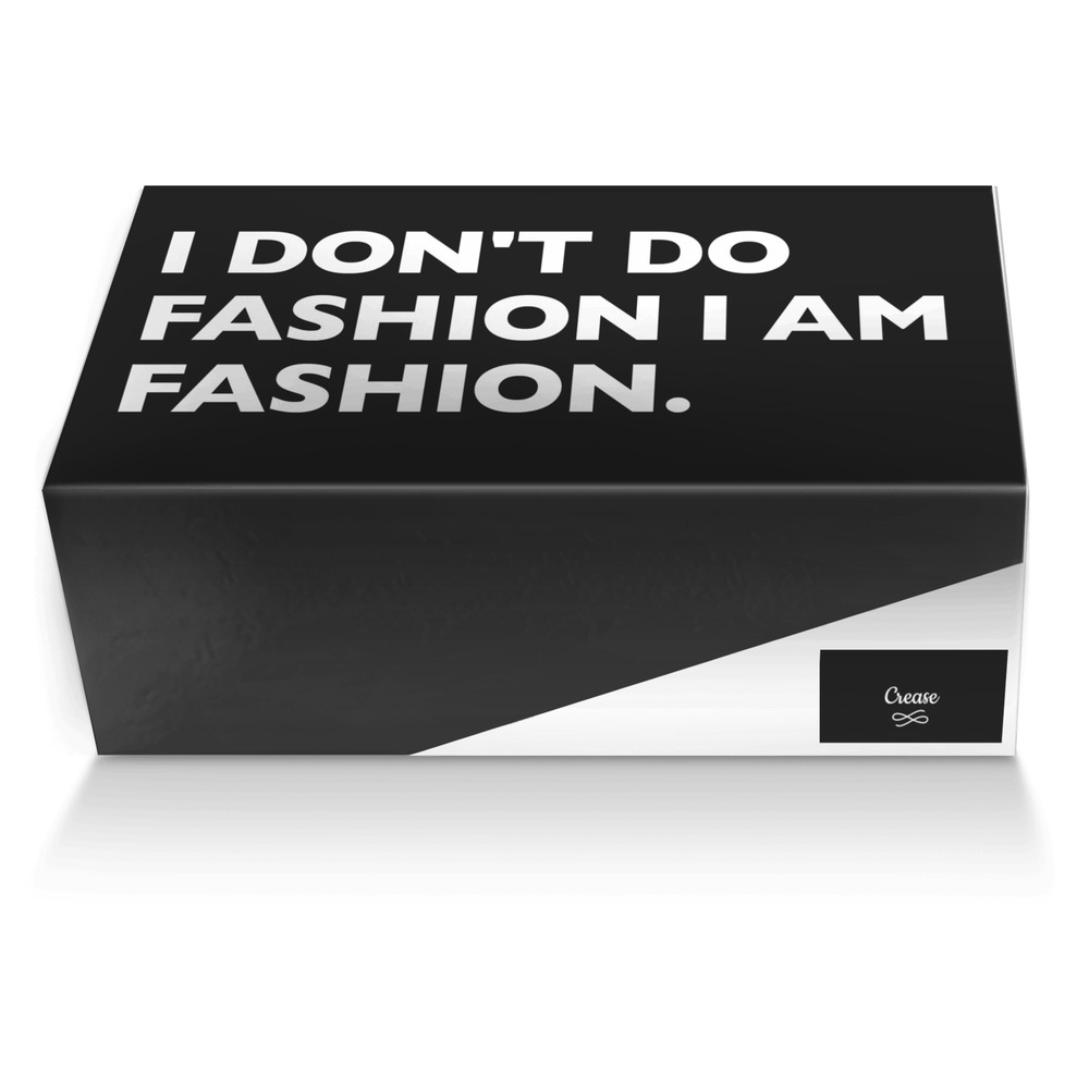 Crease custom made shoe box Crease artisan made in Italy shoes by Quentin Adams