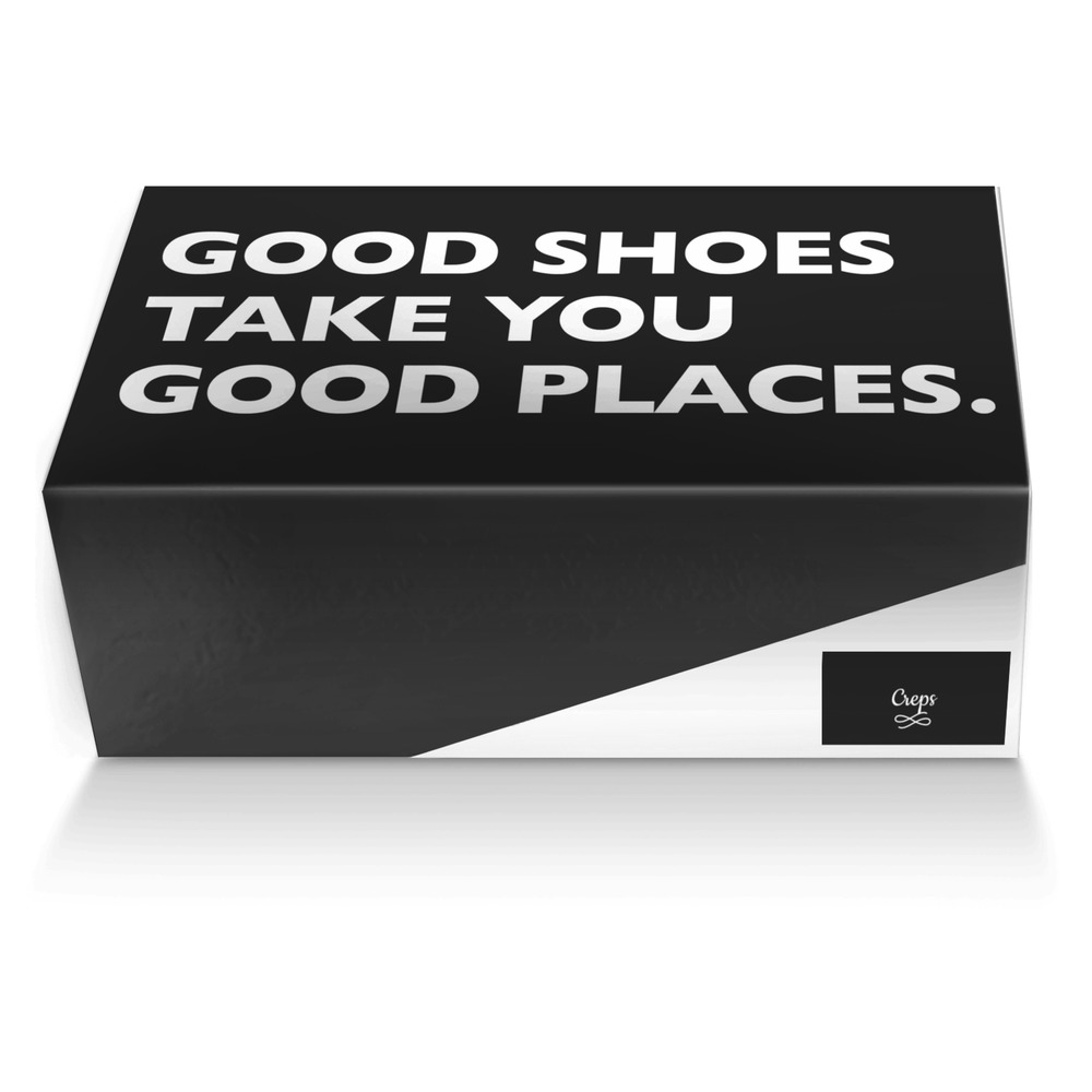 Creps custom made shoe box Creps artisan made in Italy shoes by Garry Muller