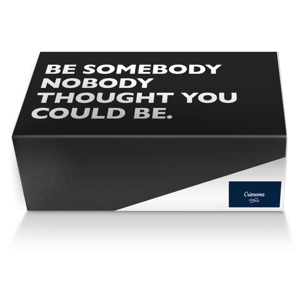 Crimsons custom made shoe box Crimsons artisan made in Italy shoes by Aston Laskman