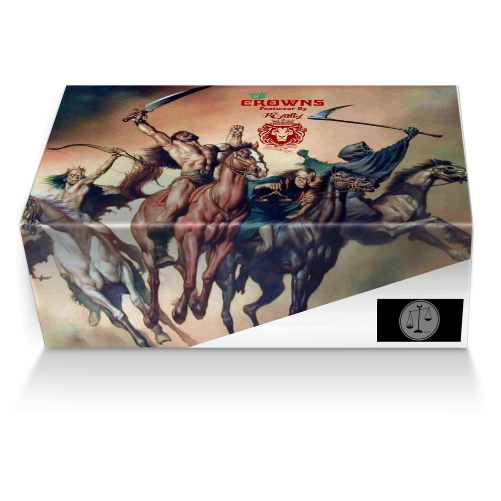 CROWNS By Royalty custom made shoe box CROWNS By Royalty artisan made in Italy shoes by Stephen Allen