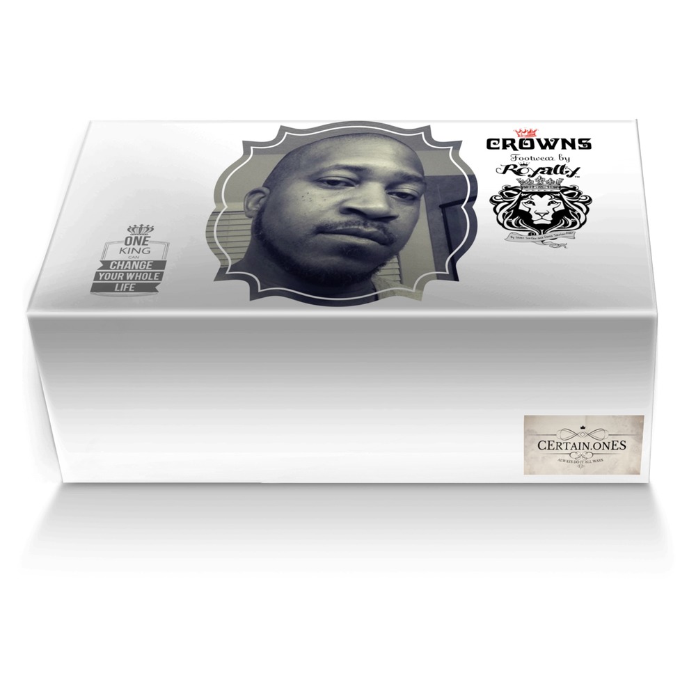 CROWNS By Royalty custom made shoe box CROWNS By Royalty artisan made in Italy shoes by Stephen Allen