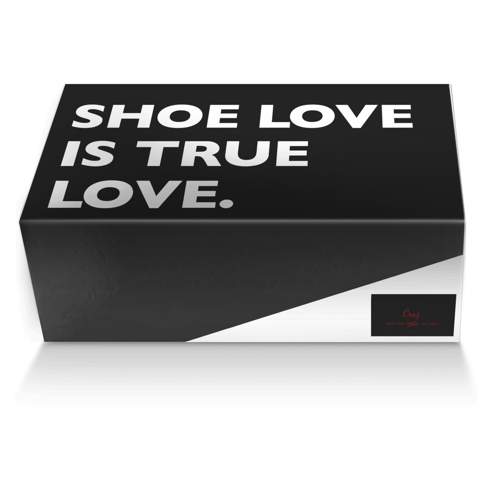Cruz custom made shoe box Cruz artisan made in Italy shoes by Sammy