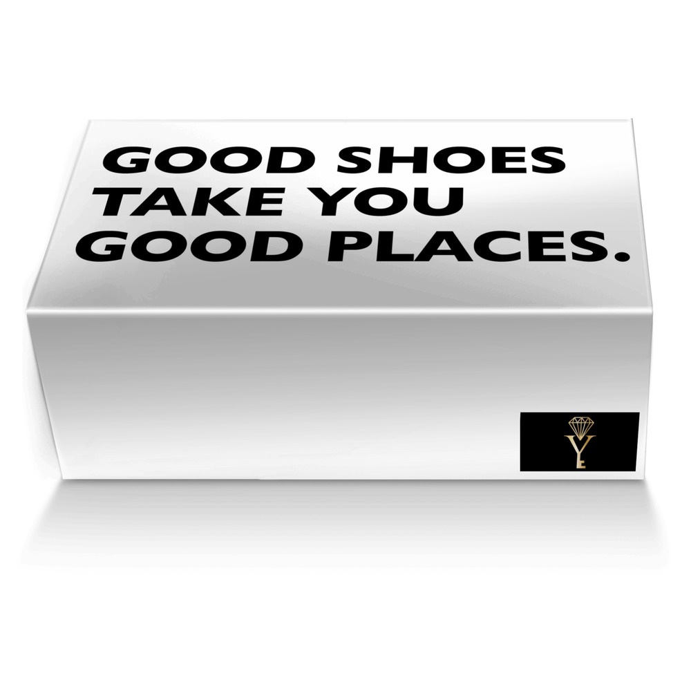 Crystal Key custom made shoe box Crystal Key artisan made in Italy shoes by Crystal G Metzler