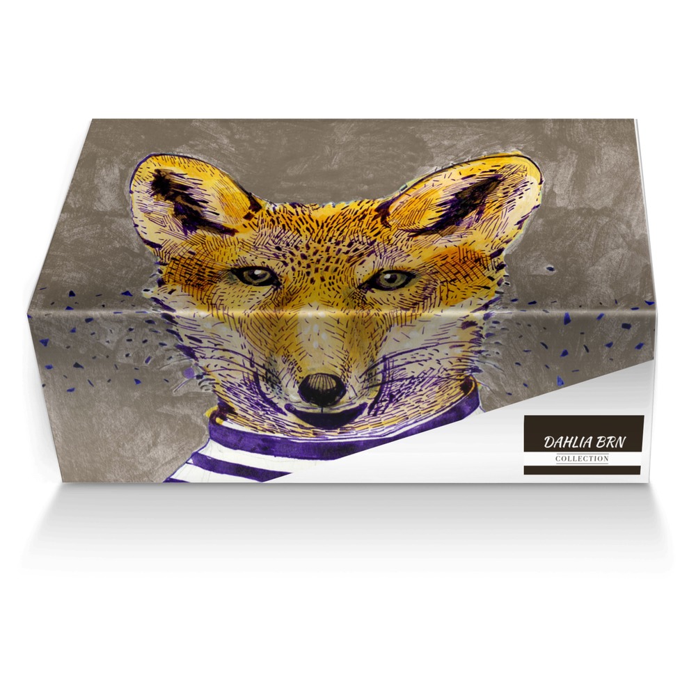 DAHLIA BRN custom made shoe box DAHLIA BRN artisan made in Italy shoes by Troy Taylor