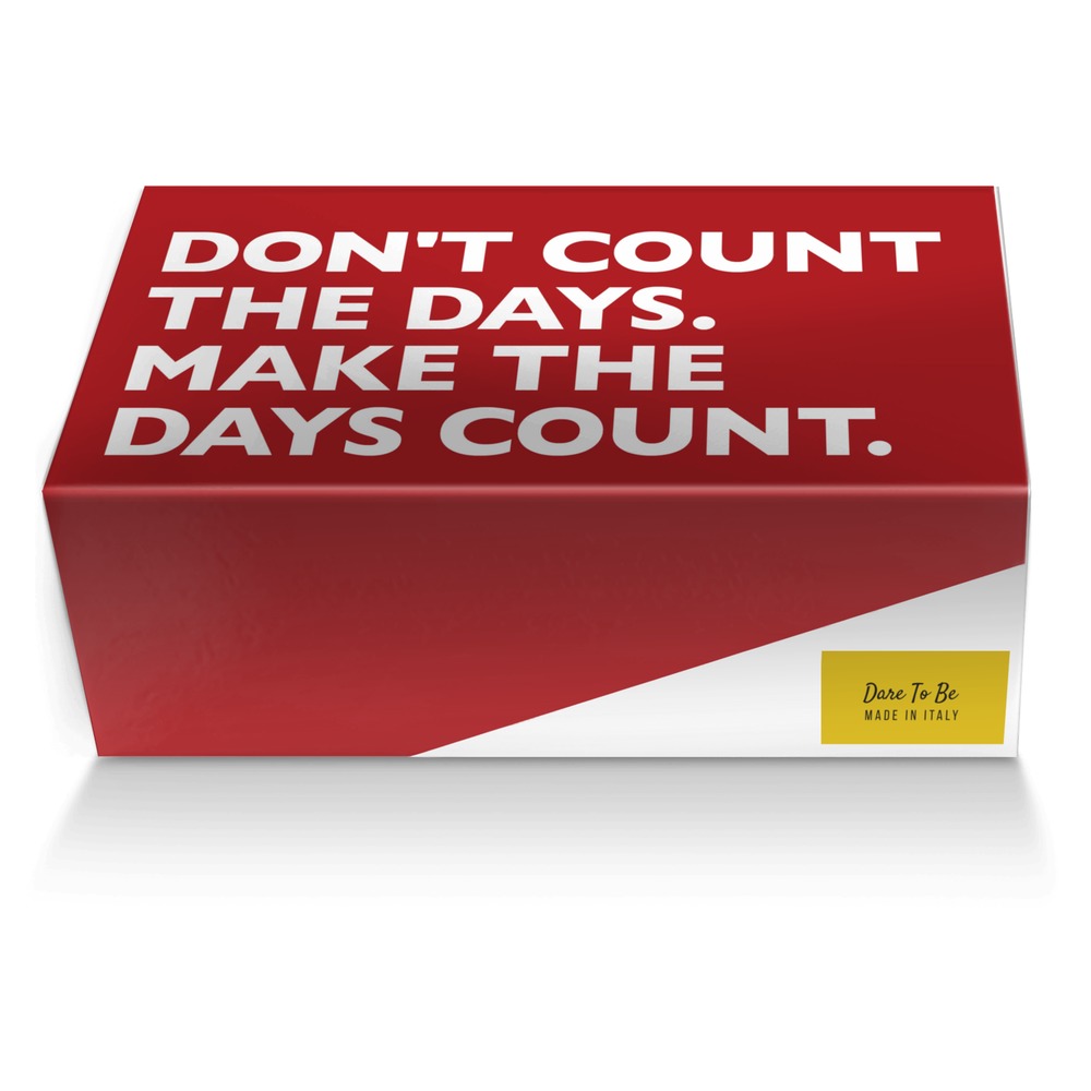 Dare To Be custom made shoe box Dare To Be artisan made in Italy shoes by Mason Hill