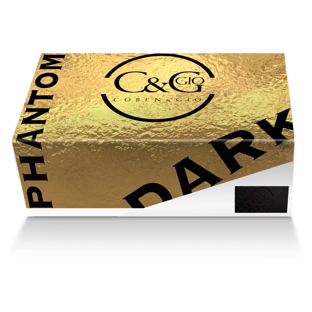 DARK PHANTOM custom made shoe box DARK PHANTOM artisan made in Italy shoes by C&g Coben&gio