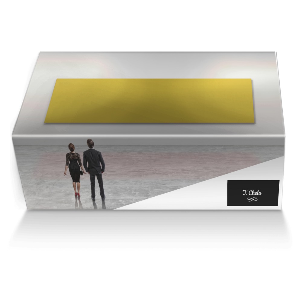 Date Night Gold's custom made shoe box Date Night Gold's artisan made in Italy shoes by Talisa D