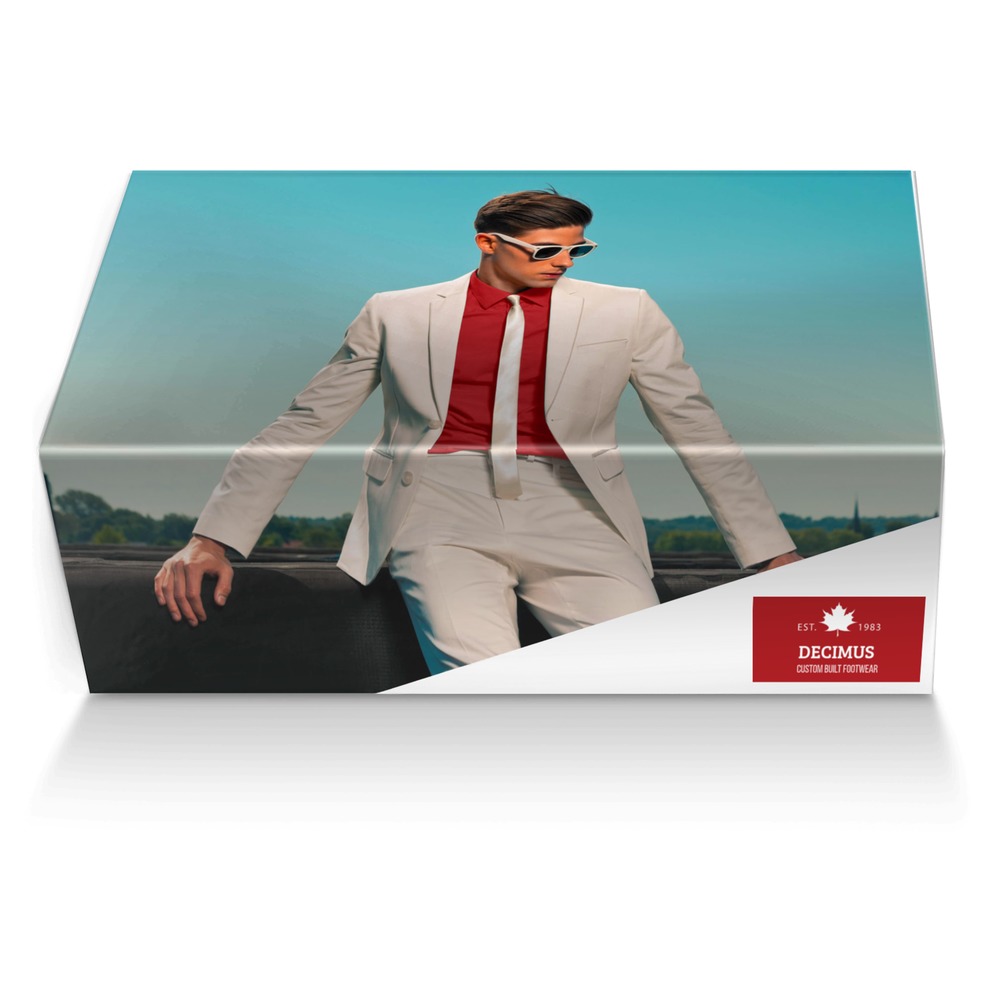 DECIMUS custom made shoe box DECIMUS artisan made in Italy shoes by Frantz Decimus