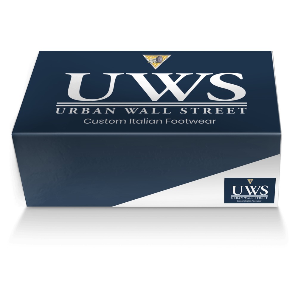 District BKNY custom made shoe box District BKNY artisan made in Italy shoes by Urbanwallstreet Earl