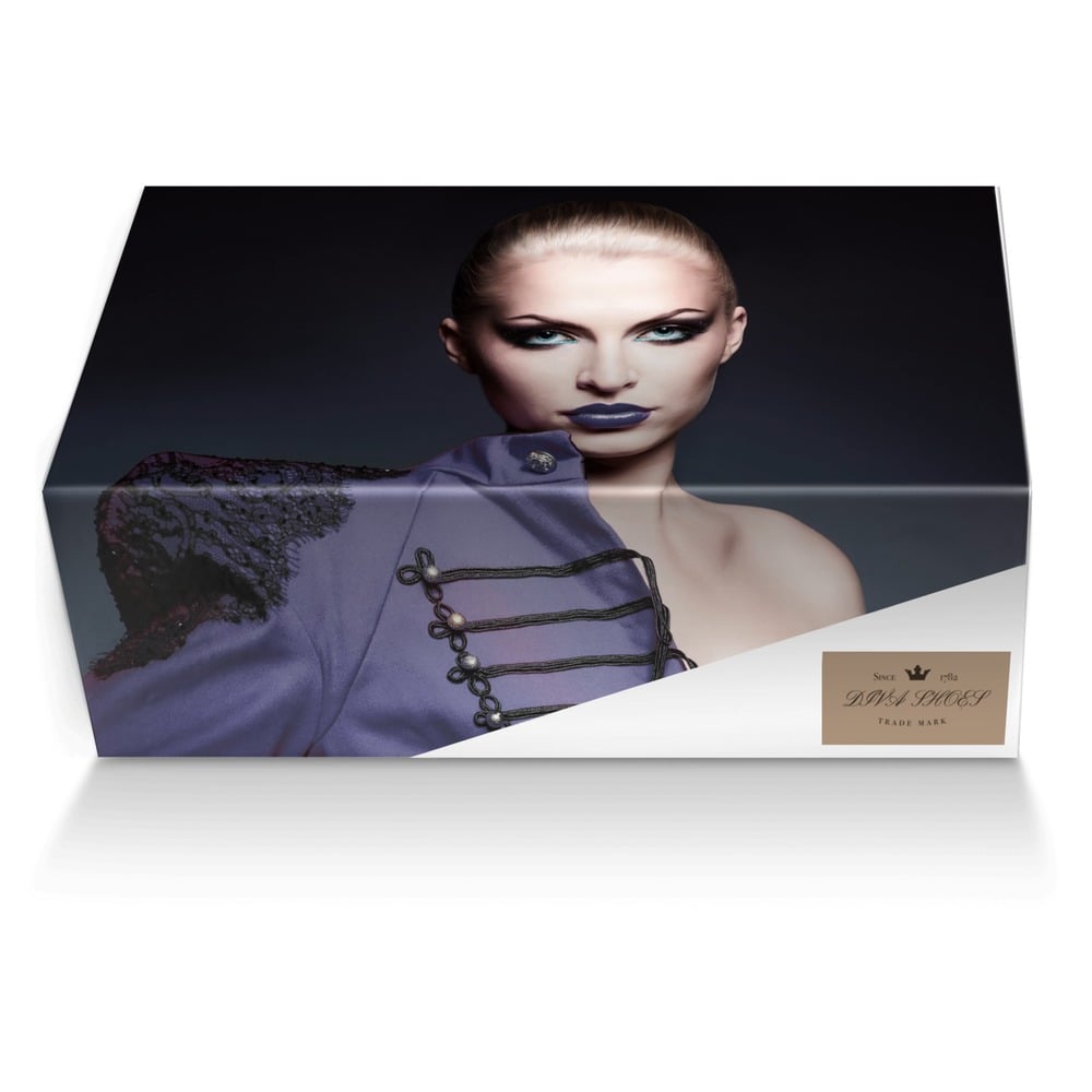 DIVA SHOES custom made shoe box DIVA SHOES artisan made in Italy shoes by Jennifer Johnson