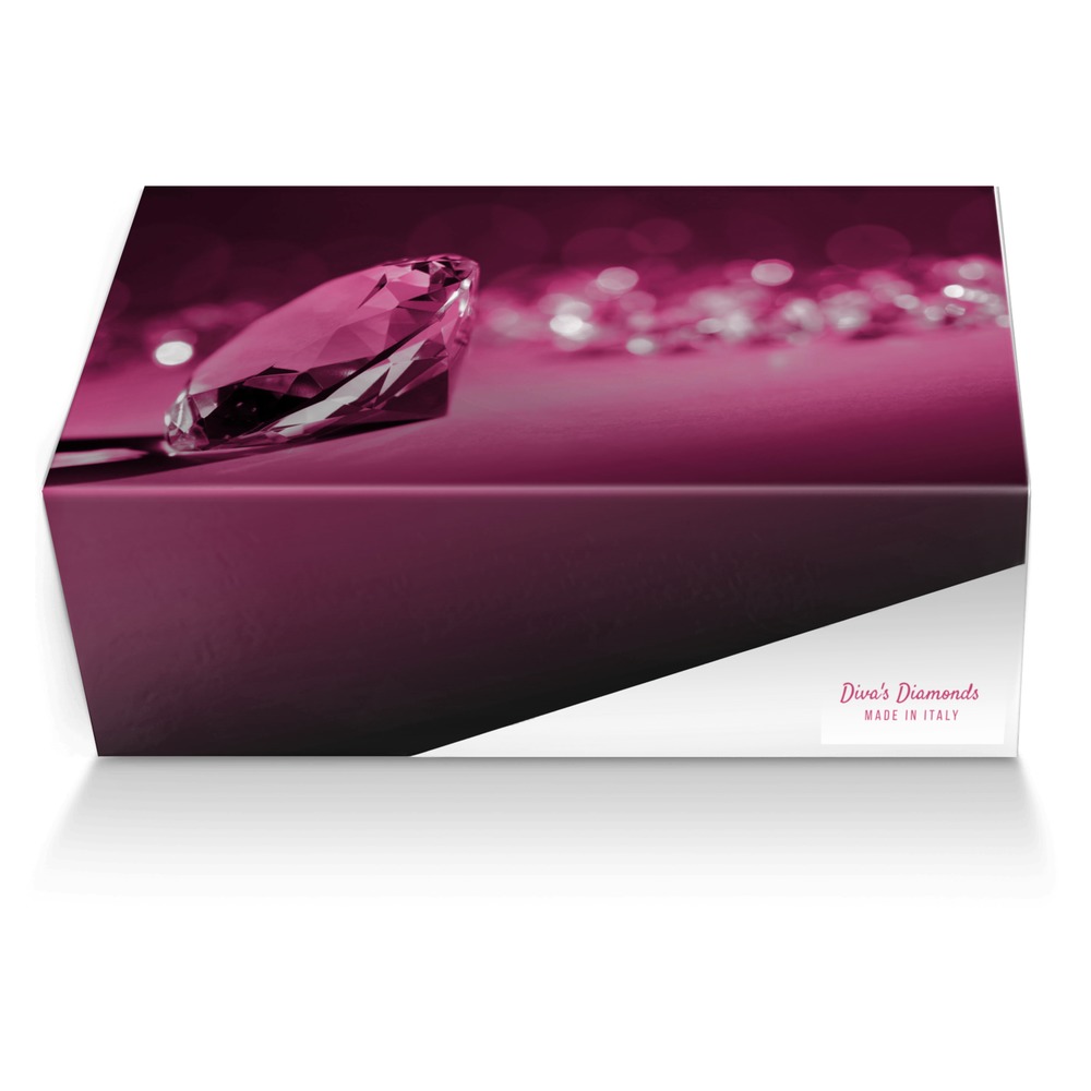 Diva's Diamonds custom made shoe box Diva's Diamonds artisan made in Italy shoes by Queen Diva