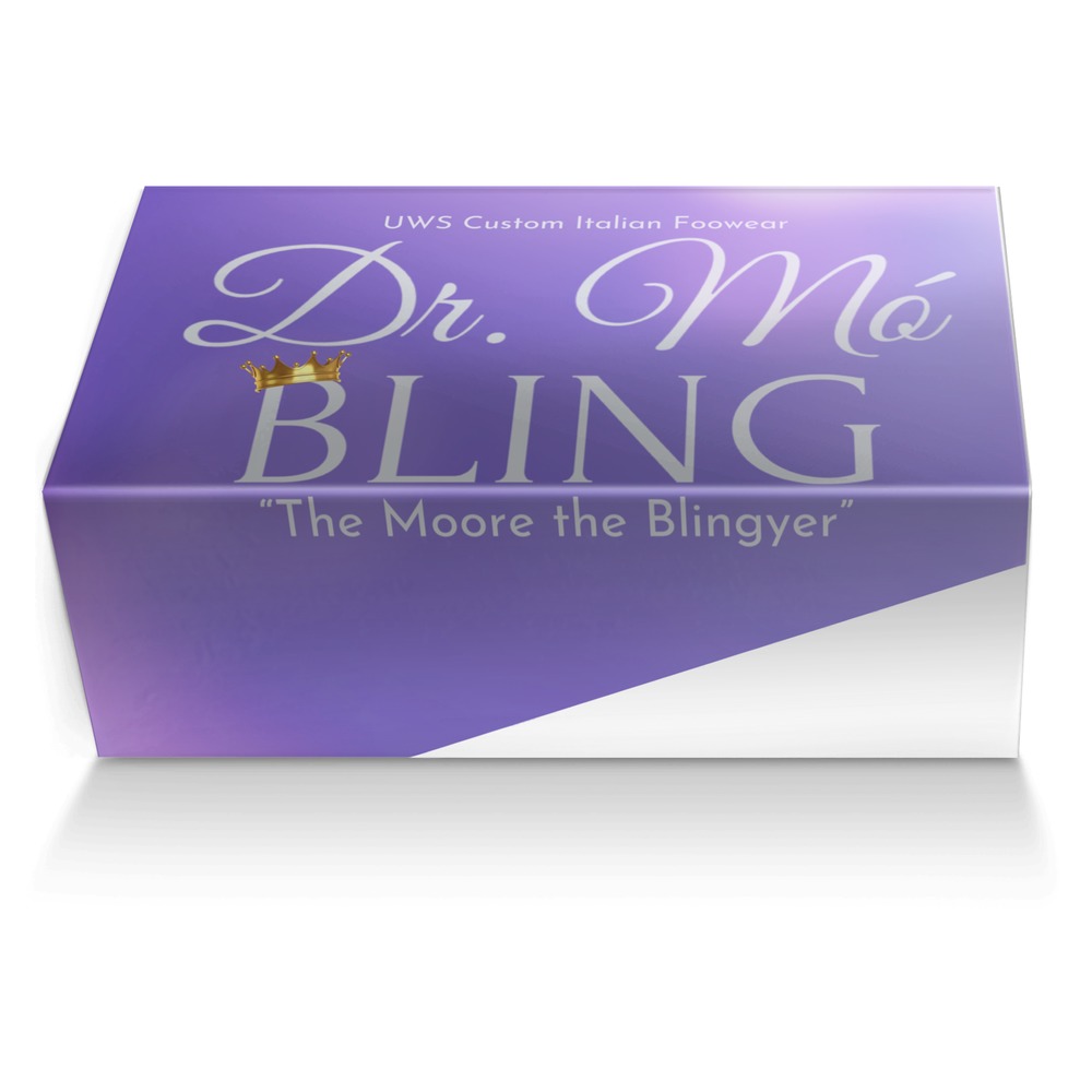 Dr. Mó BLING custom made shoe box Dr. Mó BLING artisan made in Italy shoes by Urbanwallstreet Earl
