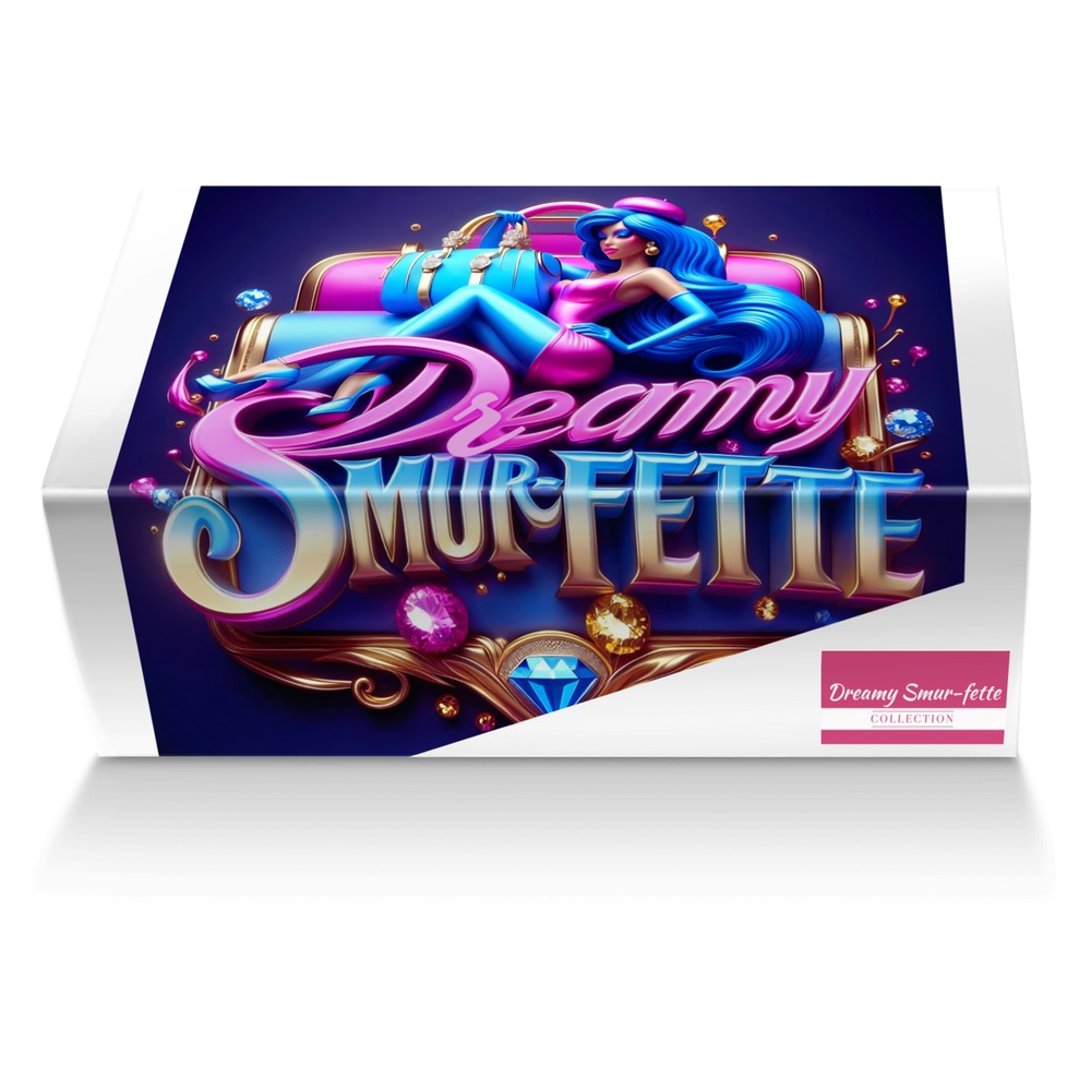 Dreamy Smur-fette custom made shoe box Dreamy Smur-fette artisan made in Italy shoes by Bullish Boutique