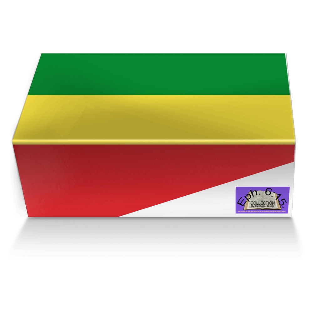 Eph. 6:15 custom made shoe box Eph. 6:15 artisan made in Italy shoes by Dr. Heshimu Issah
