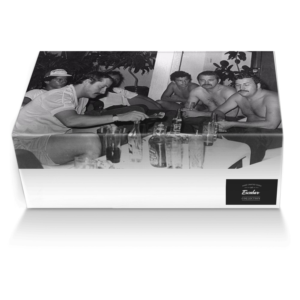Escobar custom made shoe box Escobar artisan made in Italy shoes by Hugo Bossdon