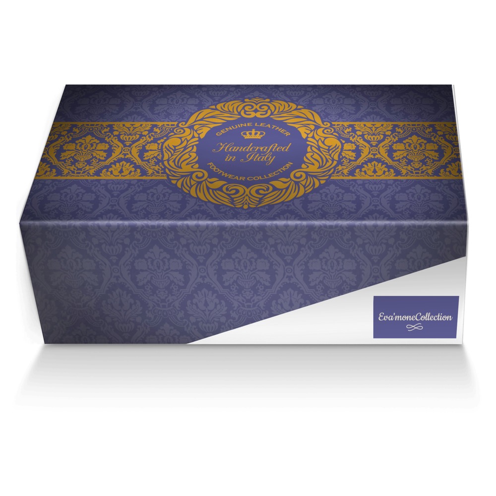 Eva'moneCollection custom made shoe box Eva'moneCollection artisan made in Italy shoes by Courtney Bethea