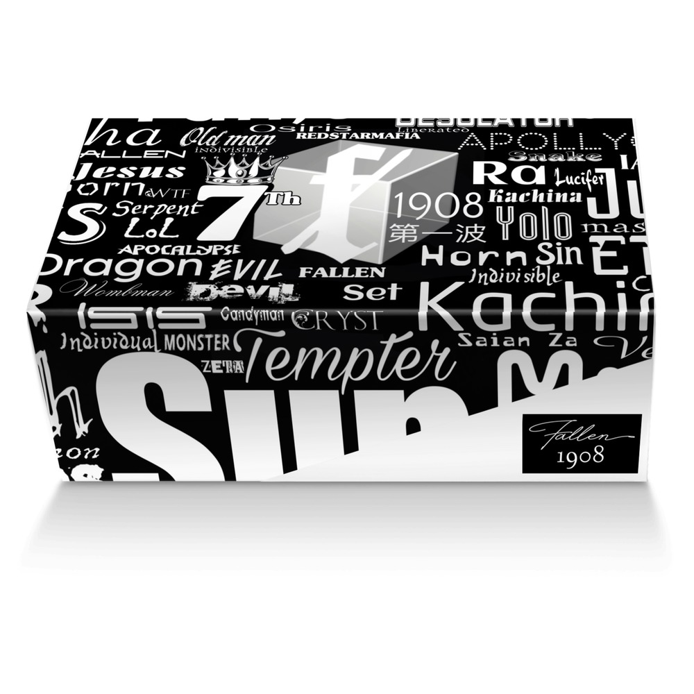 FALLEN 1908 custom made shoe box FALLEN 1908 artisan made in Italy shoes by Redstar Mafia