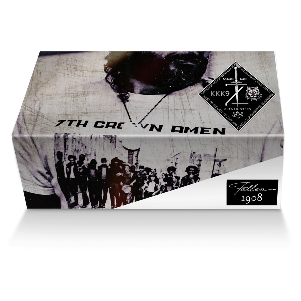 FALLEN 1908 custom made shoe box FALLEN 1908 artisan made in Italy shoes by Redstar Mafia