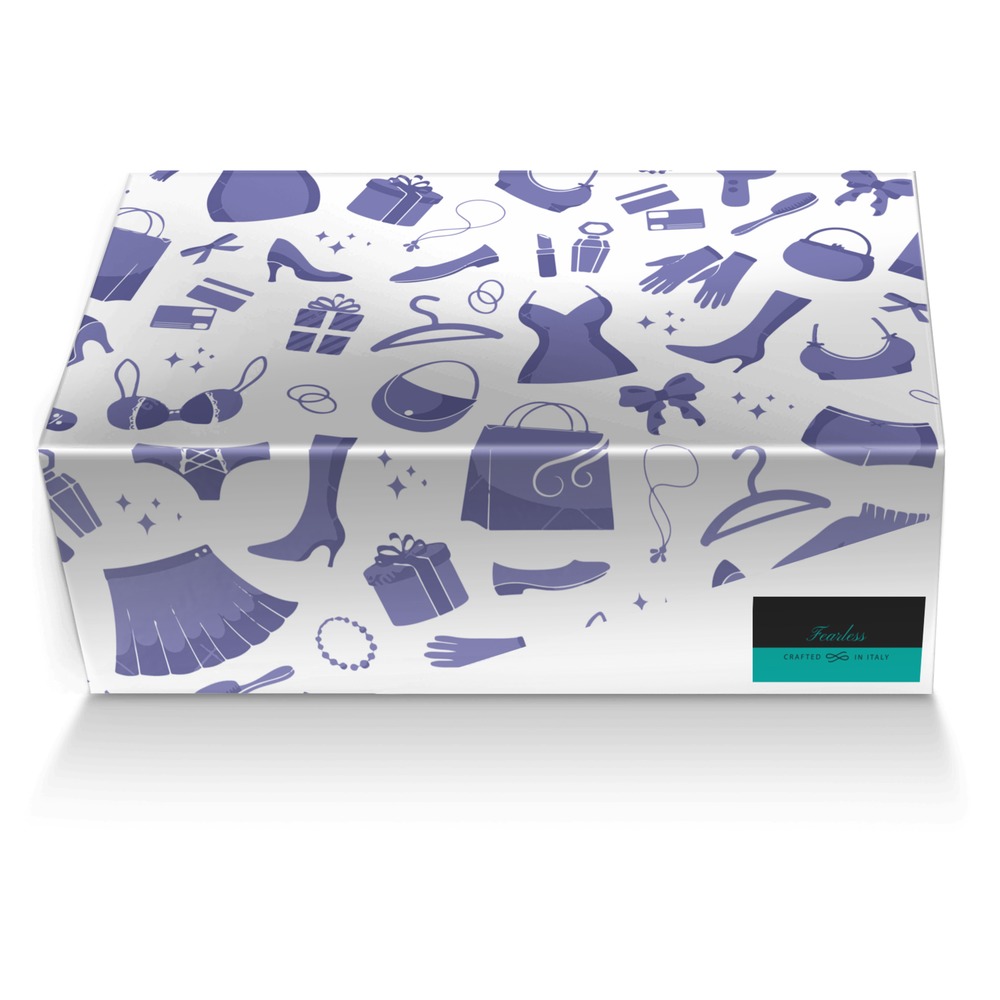 Fearless custom made shoe box Fearless artisan made in Italy shoes by Charles Thomas
