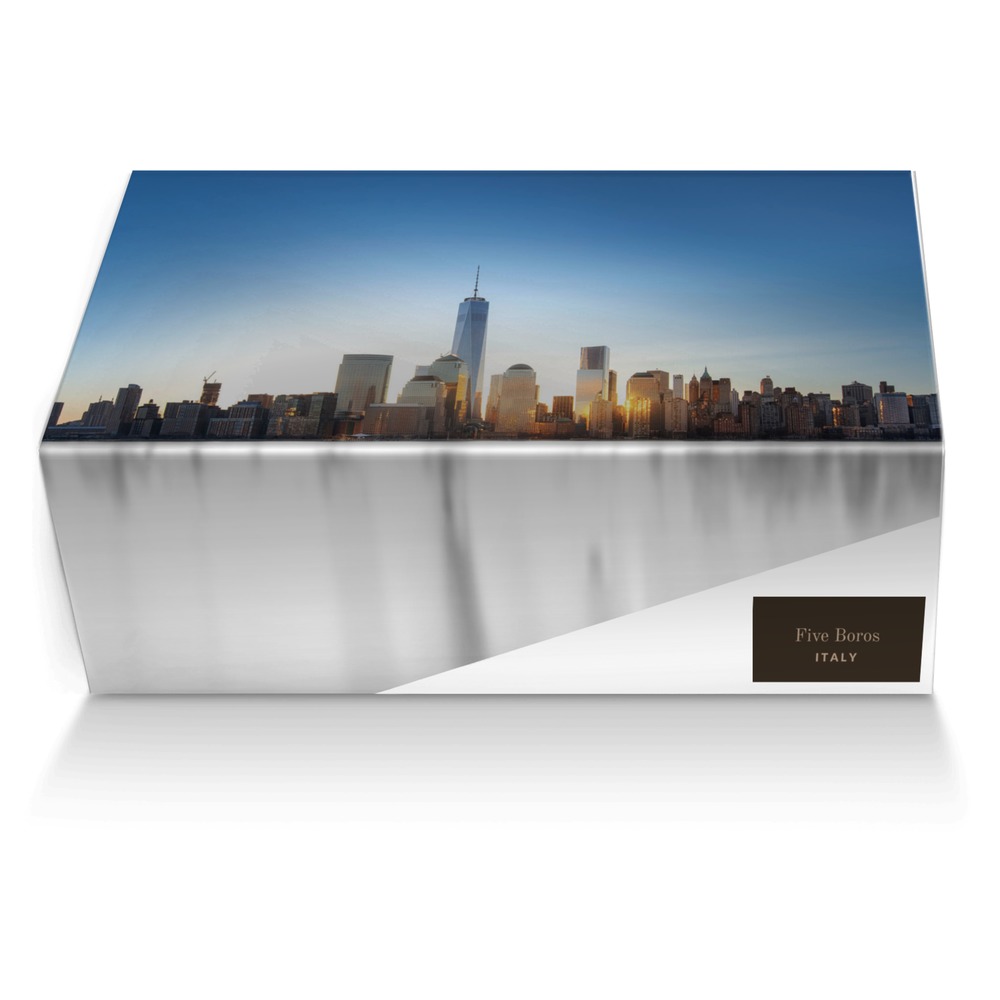 Five Boros custom made shoe box Five Boros artisan made in Italy shoes by Cedric Streeter
