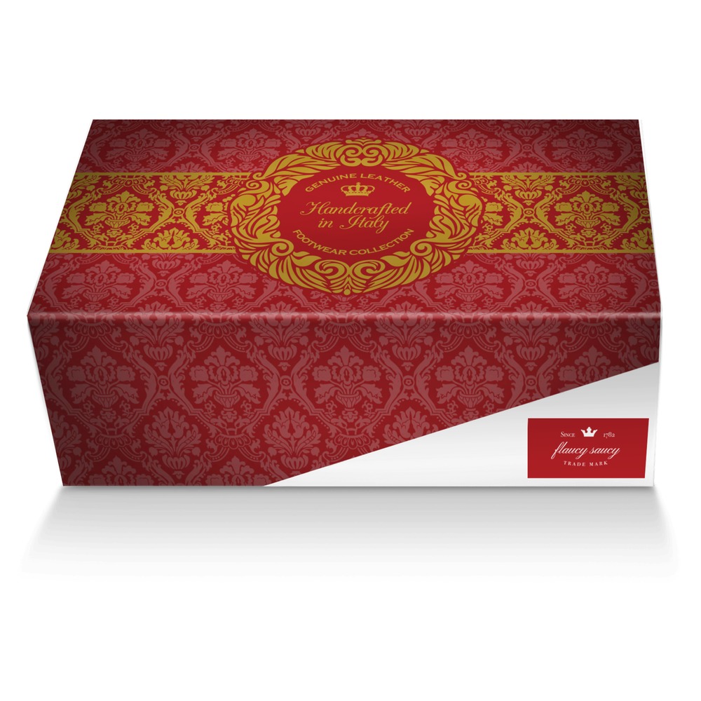 flaucy saucy custom made shoe box flaucy saucy artisan made in Italy shoes by Ahshaki Gibson