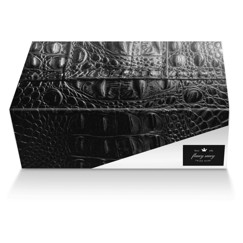 flaucy saucy custom made shoe box flaucy saucy artisan made in Italy shoes by Ahshaki Gibson