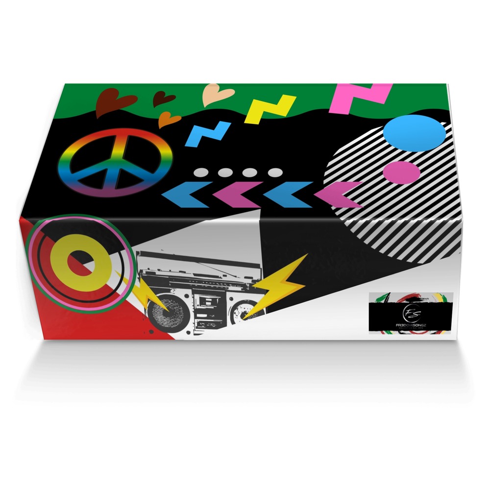 Fr3domSongz custom made shoe box Fr3domSongz artisan made in Italy shoes by Shernita Wiggins