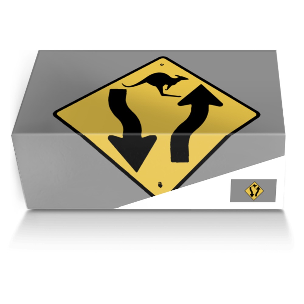 Funny Kangaroo Sign custom made shoe box Funny Kangaroo Sign artisan made in Italy shoes by Denis Marsili