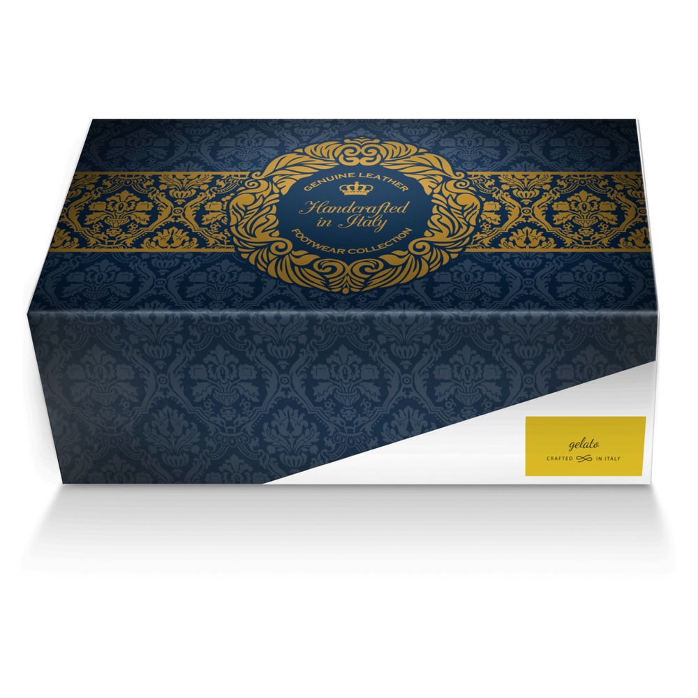 gelato custom made shoe box gelato artisan made in Italy shoes by Christopher Brock