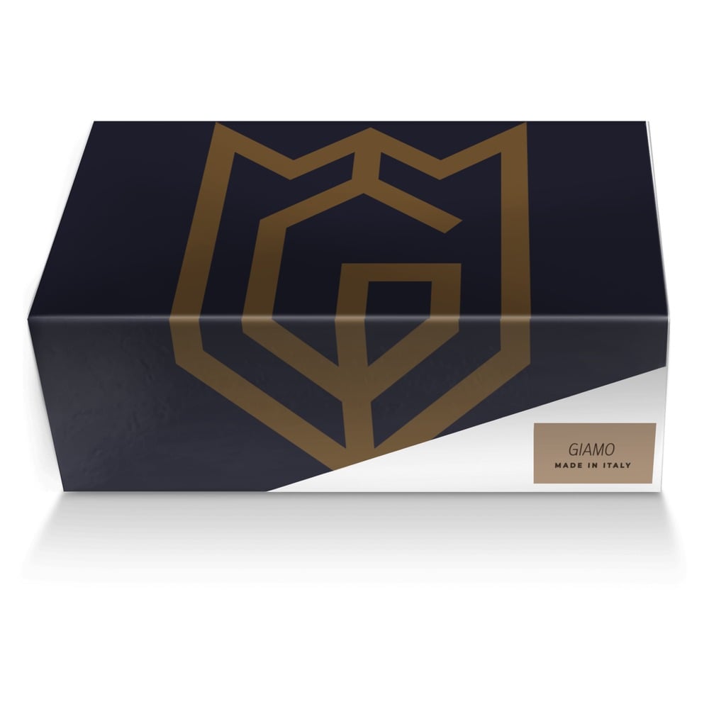 GIAMO custom made shoe box GIAMO artisan made in Italy shoes by James Carter