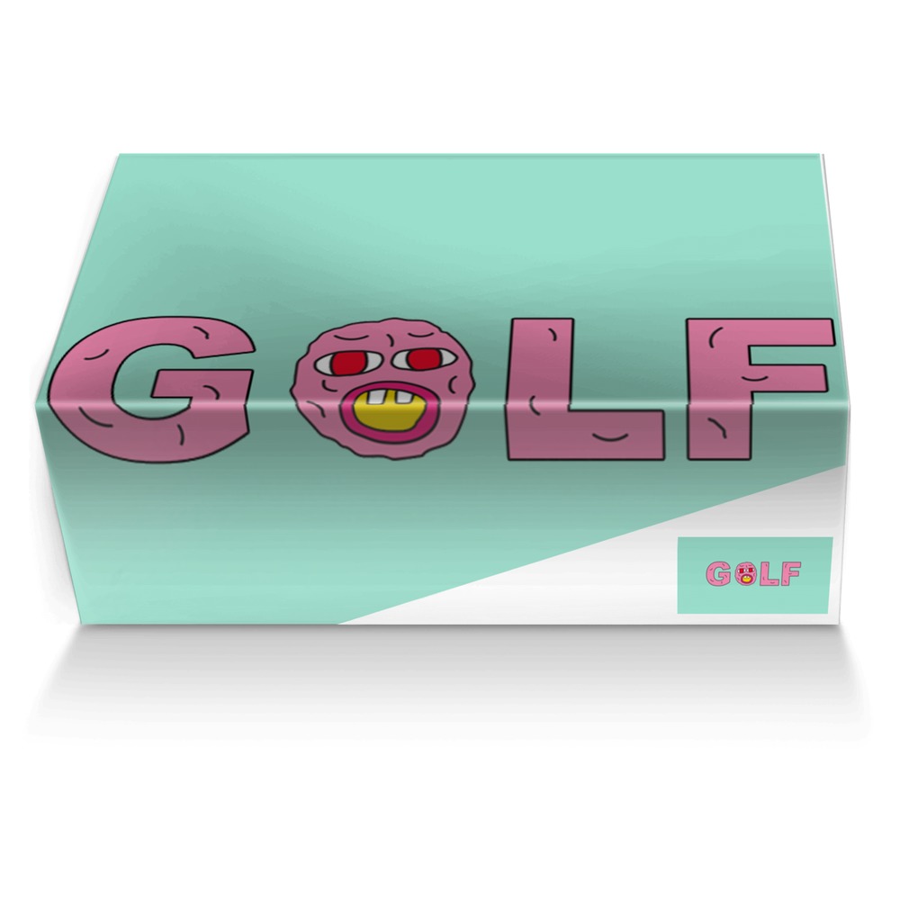 Golf Wang custom made shoe box Golf Wang artisan made in Italy shoes by Isaiah Harrison
