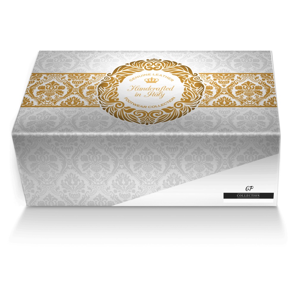 GP custom made shoe box GP artisan made in Italy shoes by Brittany Bell