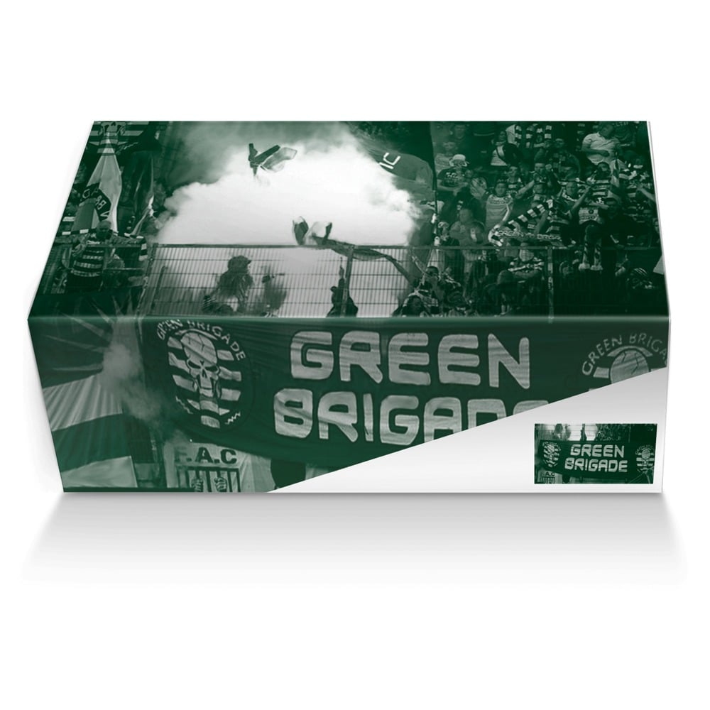 green brigade custom made shoe box green brigade artisan made in Italy shoes by Craig Scullion
