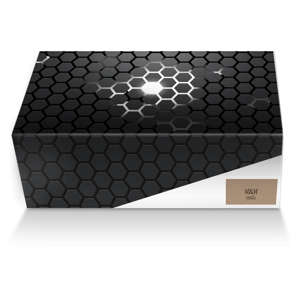 H&H custom made shoe box H&H artisan made in Italy shoes by Hayatu Am