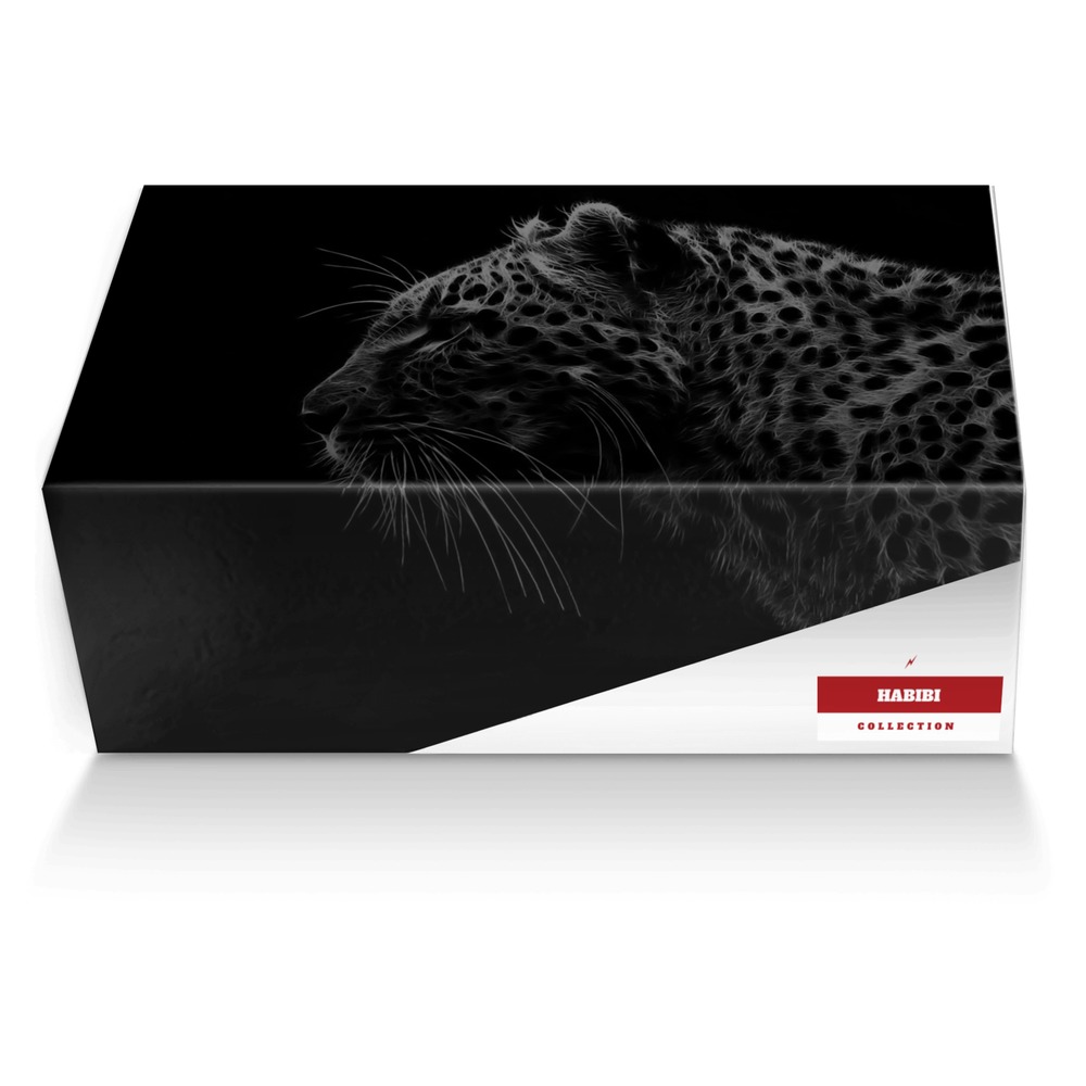 Habibi custom made shoe box Habibi artisan made in Italy shoes by Zahra Alhousseiny