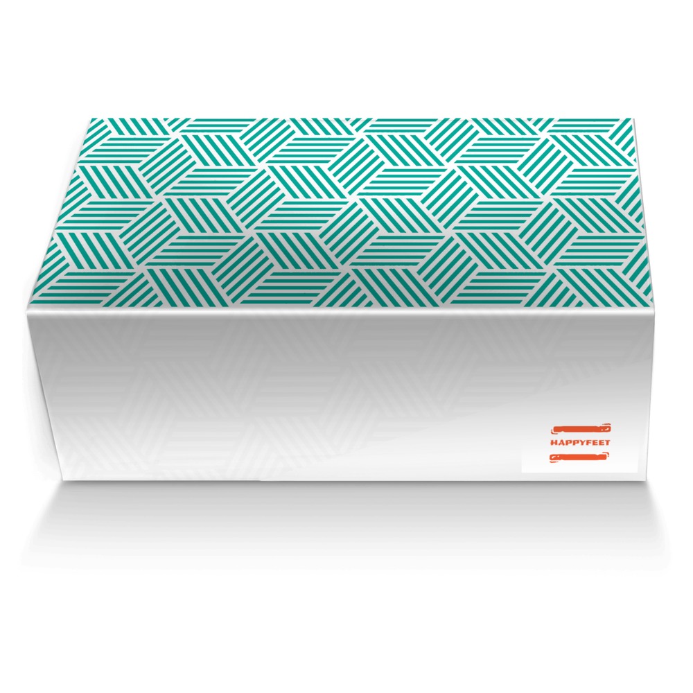 HAPPY FEET custom made shoe box HAPPY FEET artisan made in Italy shoes by Annmarie Atherton