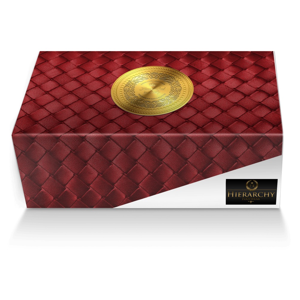 Hierarchy Footwear custom made shoe box Hierarchy Footwear artisan made in Italy shoes by C. Hope Garrett