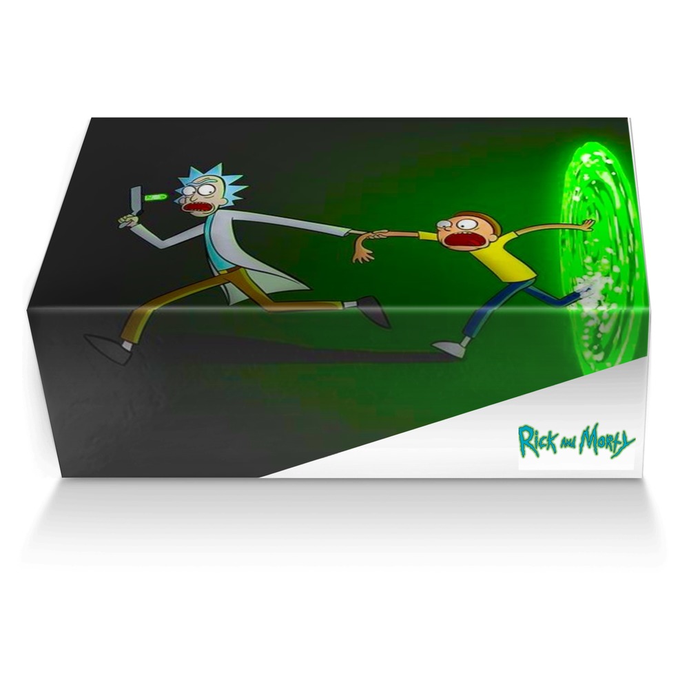 I’m Pickle Rick custom made shoe box I’m Pickle Rick artisan made in Italy shoes by Cole Goode